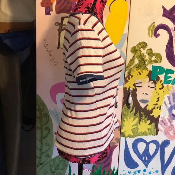 Red White & Blue Striped T-Shirt❤️ - Picture 3 of 5